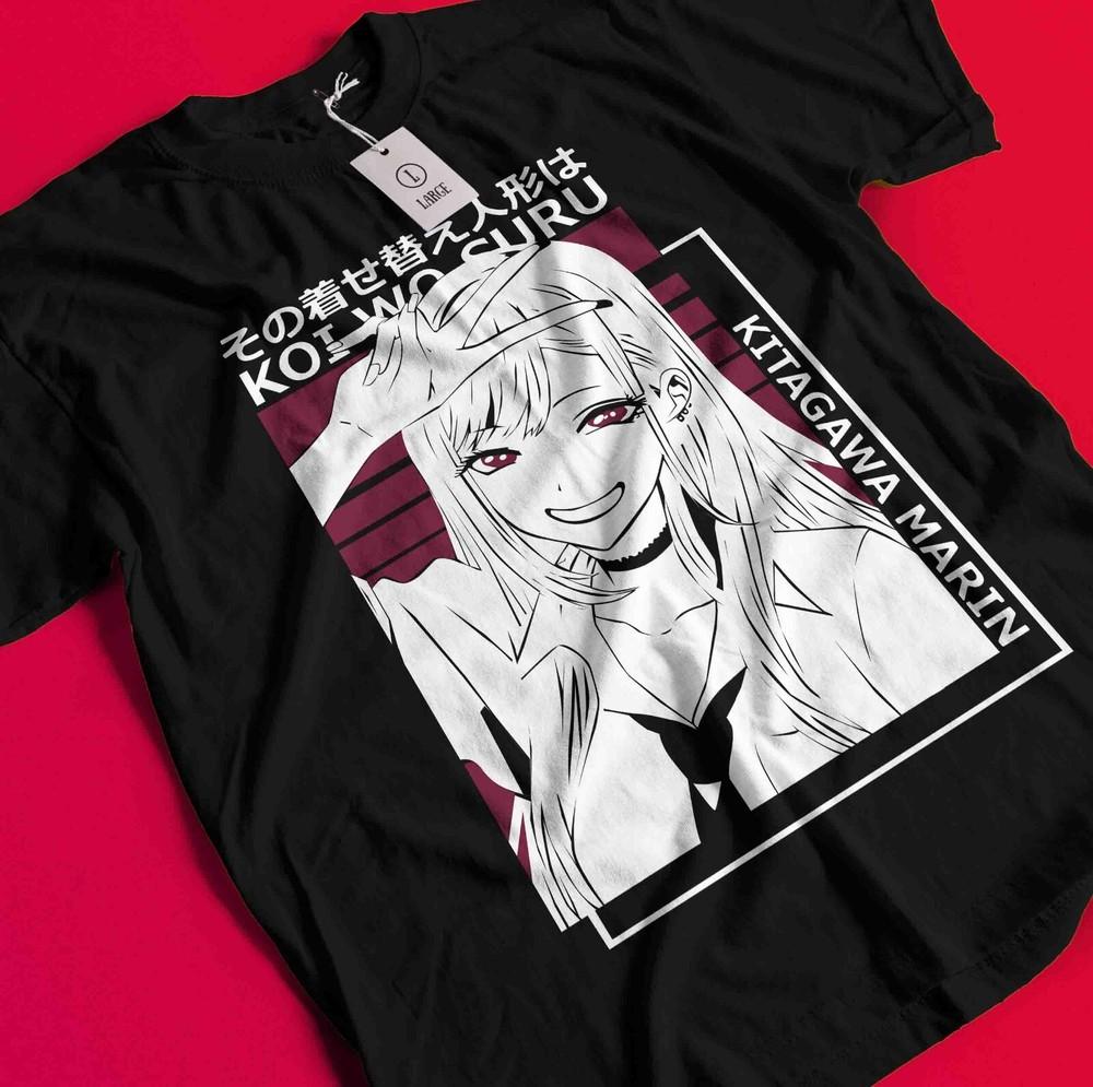 

Кукла в моем наряде Футболка Марин Китагава Футболка Подарок для любителей аниме Футболка Вайфу BB231 M