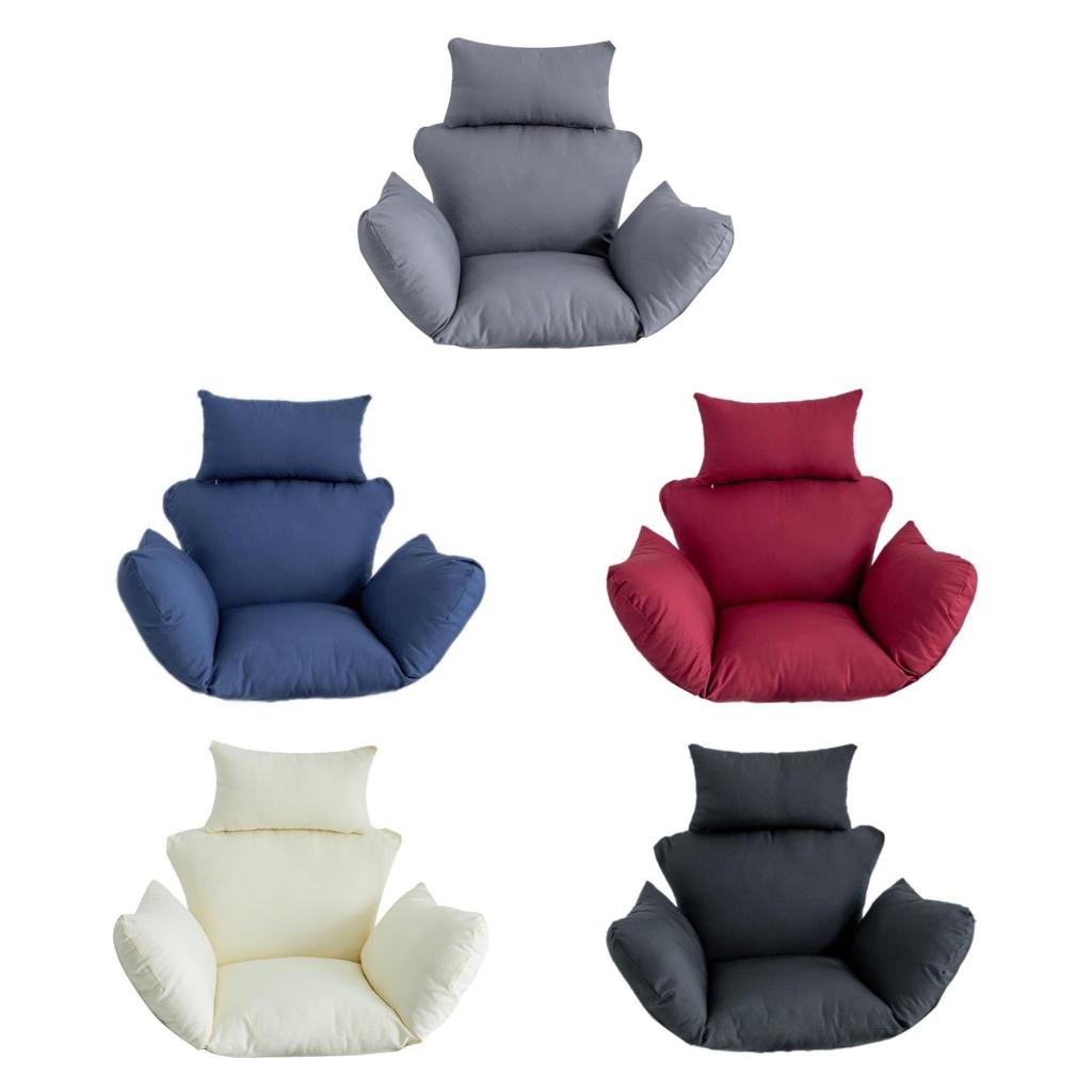 Egg Chair Cushion, Replacement Swing Chair Cushion with Headrest Pillow, Hanging