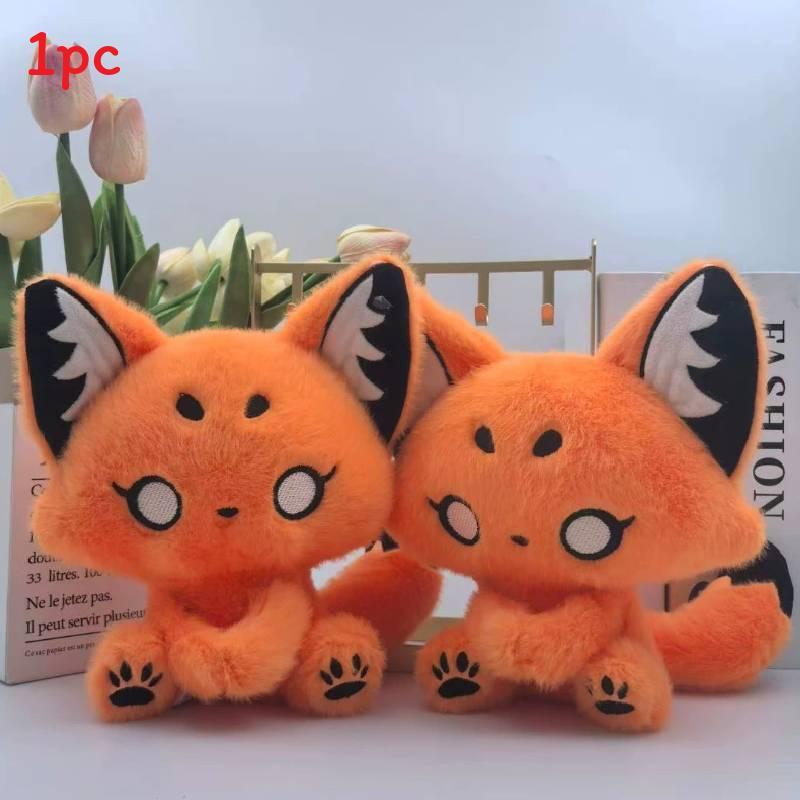 

Fox Cat Bat Demon Plush Soft Toy With Pp Cotton Filling For Kids Gifts And Collectors Orange