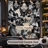 Personalisierte Wandtapisserie, Ayliva Individueller Druck mit Namen, Stoff-Wandkunst für Innenräume, Raum-Hintergrund