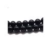 Strand of 44 Round Beads 8mm 8 Mm In Black Spinel