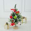 Christmas Tree Pom-Pom Decorative Ribbon Bow Pendant