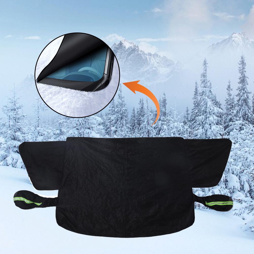 Magnetic Car Snow Shield Oxford Cloth Car Anti Freeze Snow Windshield Cover Waterproof Automobile Sunshade Cover for Ice Snow