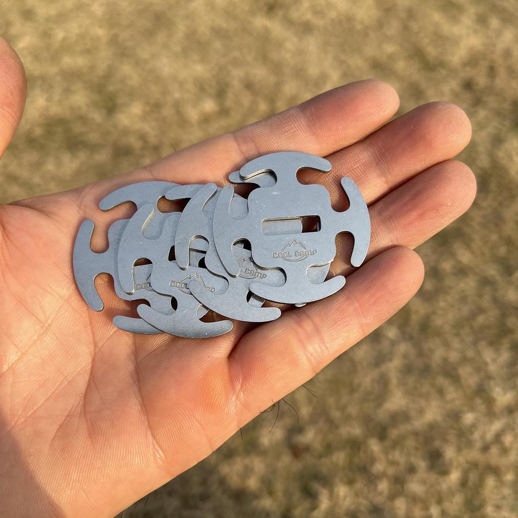 Stainless Steel Tent Canopy Rope Hook with Round Washer