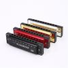 Premium 10 Hole Harmonica with Metal and ABS Resin Comb Ensures Bright and Crisp Notes Travel Musical Instrument