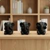 Minimalist Elephant Figure Cute Figurine Lifelike for Bedside Table, Home Office