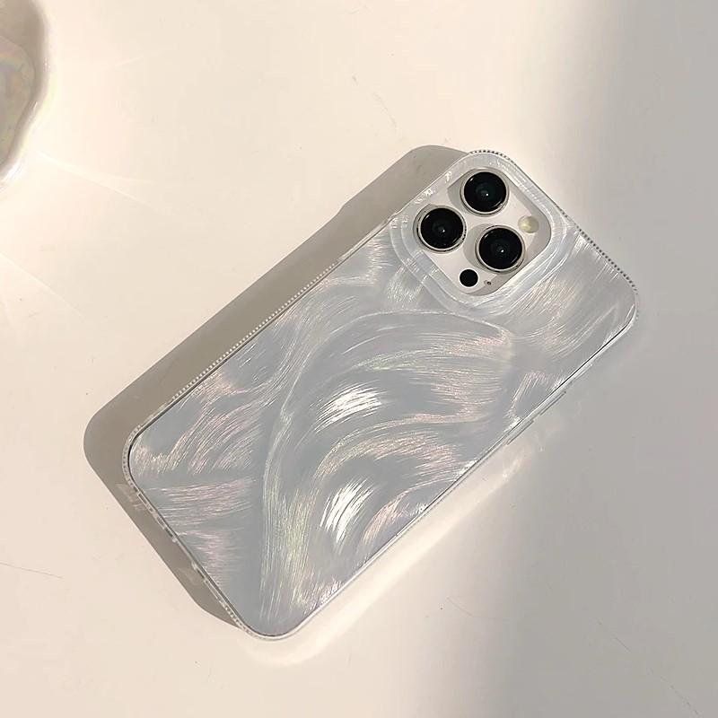 Lüks Kamlet Desenli Lazer Telefon Kılıfı iPhone 16 15 14 13 12 11 Pro Max Plus İçin Darbeye Dayanıklı Tampon Kılıflar Kapak