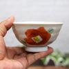 Waza no Kura Stilvolles Teeschalen-Geschirr, Kutani Ware, Reisschale, Kamelie, Keramik-Teeschale, Marke japanisches Geschirr, hergestellt in Japan