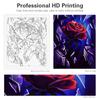 Frame Painting By Numbers Kits Rose Picture Wall Art Acrylic Paint On Canvas Flowers Coloring By Numbers For Home Artwork 40x50