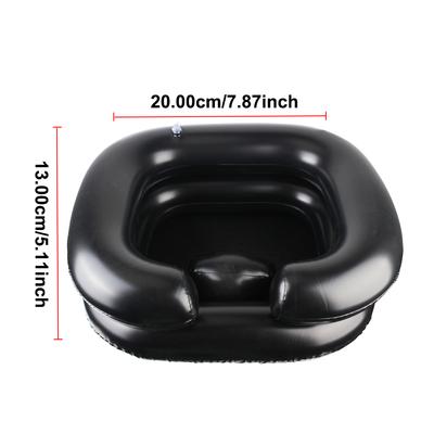 Hair Washing Tub Shampoo Sink for Bedridden/Injured Inflatable Shampoo Basin With 1M Drain Tube Portable Elderly Medical Care