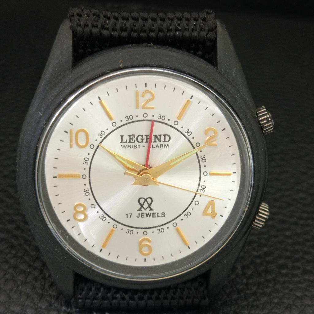 REFURBISHED VINTAGE LEGEND HAND-WINDING SWISS MENS ALARM WATCH A707543-1