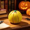 Travel Stress Reliever Halloween Pumpkin Squeeze Ball, Fruit Shaped Clicker Fidget Toy for Anxiety Relief, Cute Soft Decompression Kids Adults, Party