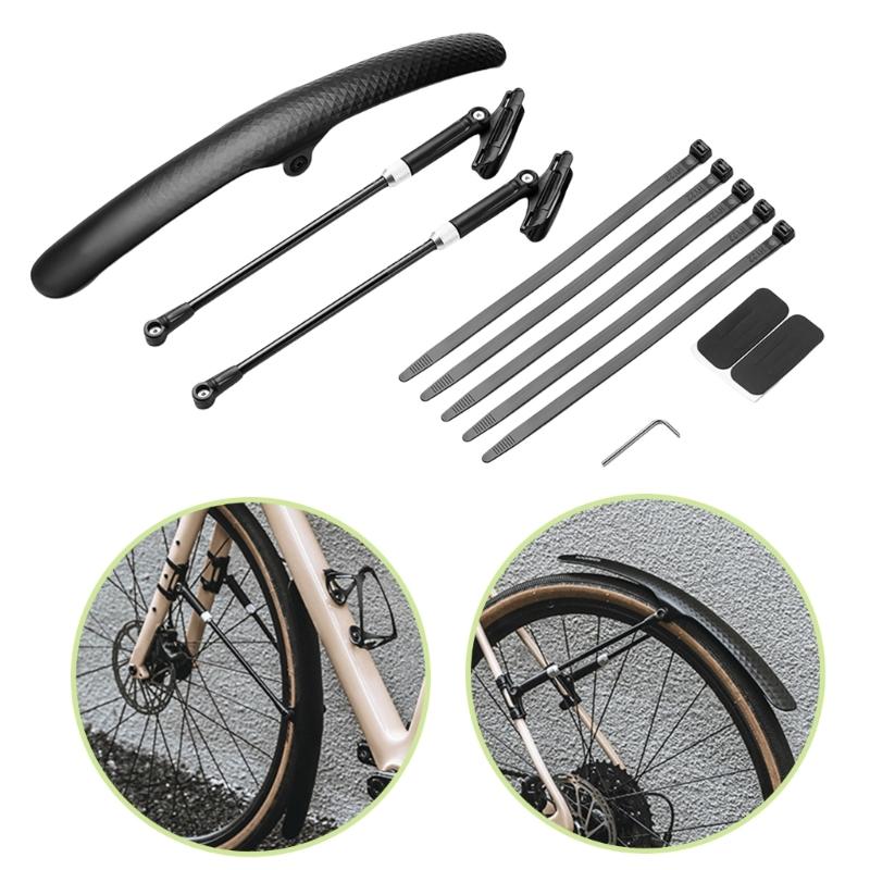 Mountain Bike Mudguard Windproof Bike Front Rear Tire Mud Guard Bike Mudguard for Against Splashing Water & Dirt