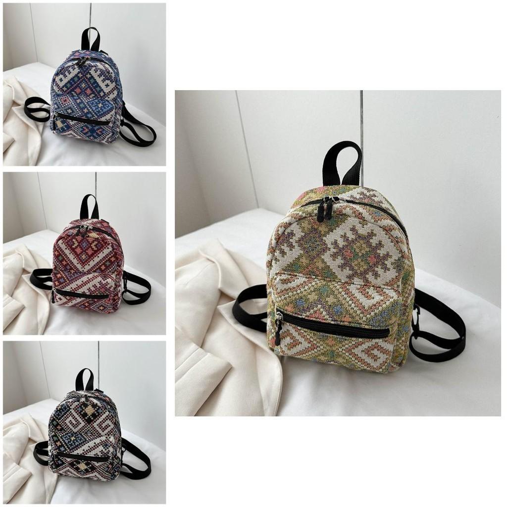 Unique Fashionable Canvas Backpack With Stunning Embroidery For Stylish Women In 2023