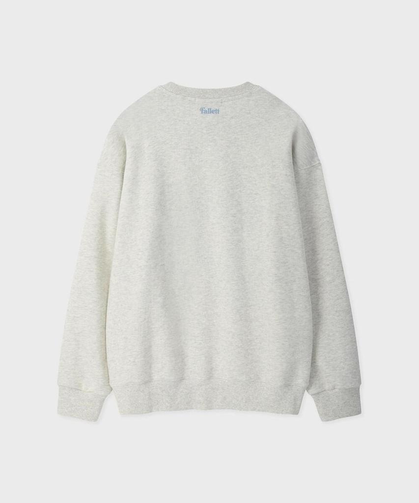 FALLETT Boucle Flower Sweatshirt Oatmeal