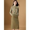 Melanie Elegant Color-Block Two-Piece Set
