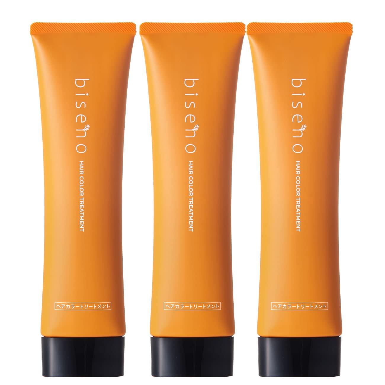 

Органическая краска для седых волос Biseno Hair Color Light 150г x 3 Цветочная для мужчин и женщин Уход Лечение, Коричневый, (Приблизительно на 3 месяца), Без диаминов,