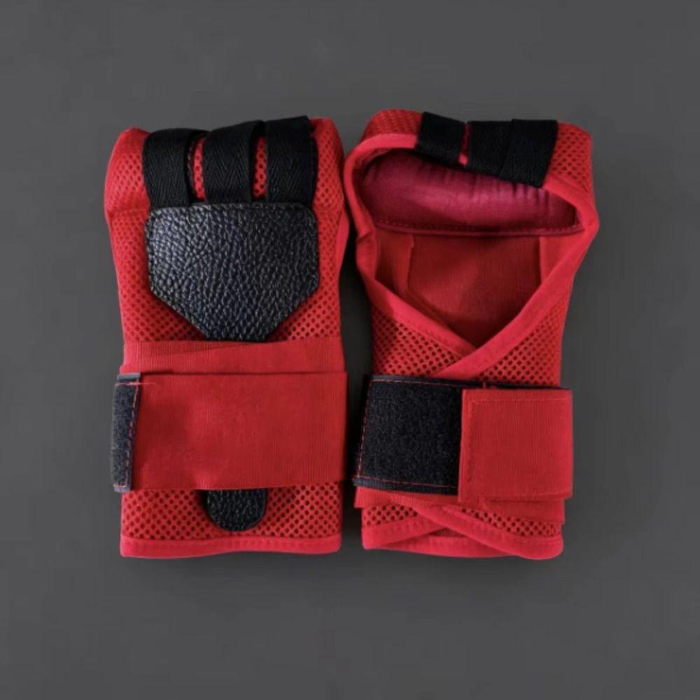 Halbfinger-Boxhandschuhe Stoßdämpfend Box-Trainingshandschuhe Workout Muay Thai Handschuhe Kickboxen