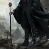 Žlutá pryskyřičná šroubová lebka Hůlka Módní Dekorativní Ocelová Hůl Gentleman Elegantní Cosplay Hůl Knoflík Biskupská hůl 94cm