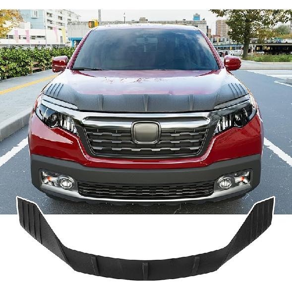 Powoq Hood Shield Compatible With 2014- Toyota Tundra TPE Front Hood Deflector Protector Replacement For 2014 2015 2016 2017 2018 Toyota Tundra