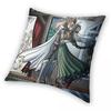 Masquerade Ball Kiss Square Pillowcase Polyester Linen Velvet Creative Zip Decor Pillow Case Home Cushion Cover