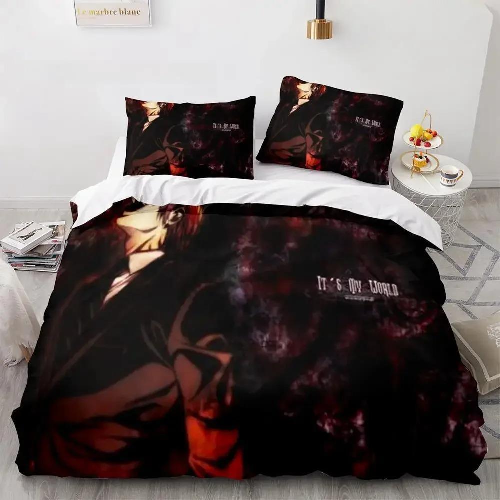 Death Note Bedding Set Single Twin Full Queen King Size Bed Set Adult Kids Bedroom Duvet Cover Sets 3D Print Anime Death Note