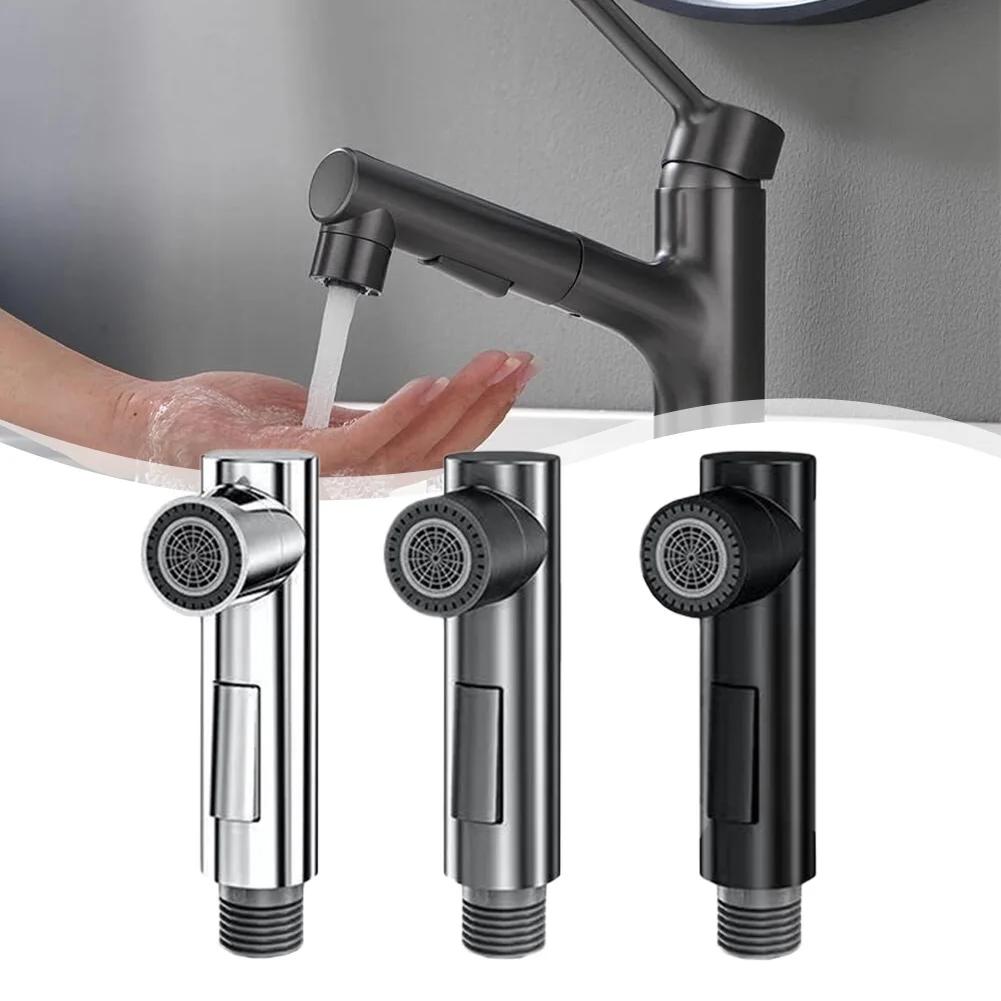 1pcs Kitchen Faucet Sprayer Head Nozzle Pull Out Spout Shower Bathroom Sink Tap 12*3 Cm Standard Connection G1/2 Sprayer Head