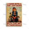 Artisian Flying Metal Sign Pilot Tin Plaque Flight Attendant Decorative Poster Wall Decor Garage Bar Pub Club Hotel Cafe Kitchen