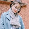 Winter Plush Imitation Rabbit Fur Shawl Thickening Fake Collar Collar Female Warm Thick Plush Scarf
