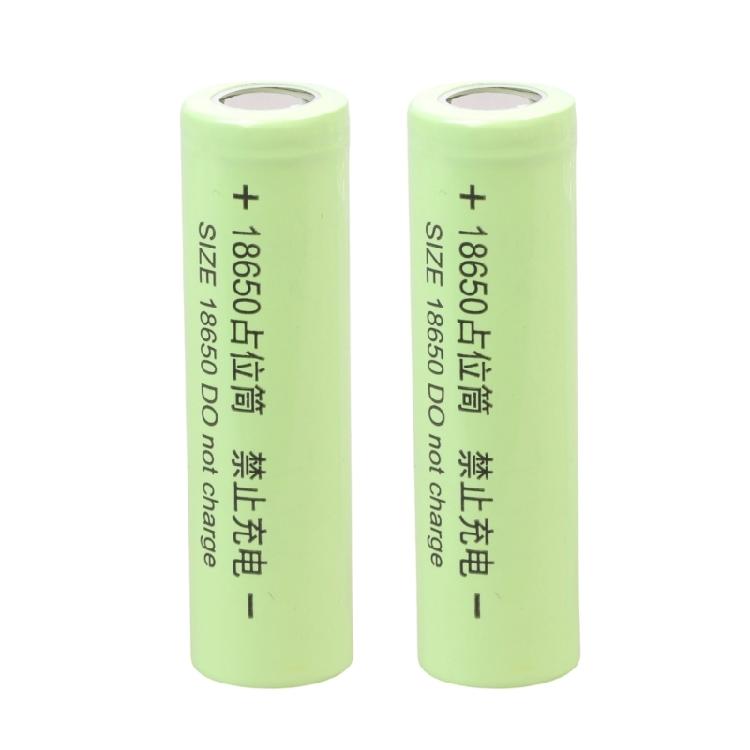 2Pcs 18650 Battery Placeholder 0V Conductive Training Dummy Cells Shortcircuit Design for Factory Series Applications
