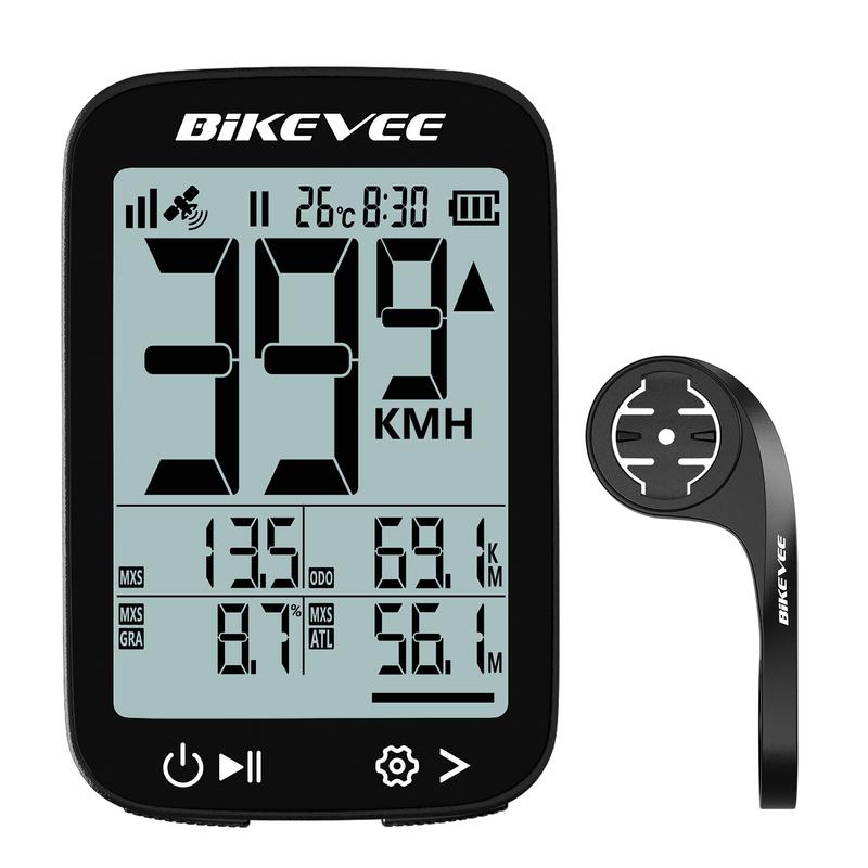 Wireless Bike Computer Speedometer Odometer Stopwatch Waterproof Rechargeable GPS Bicycle Computer Cycling Accessories