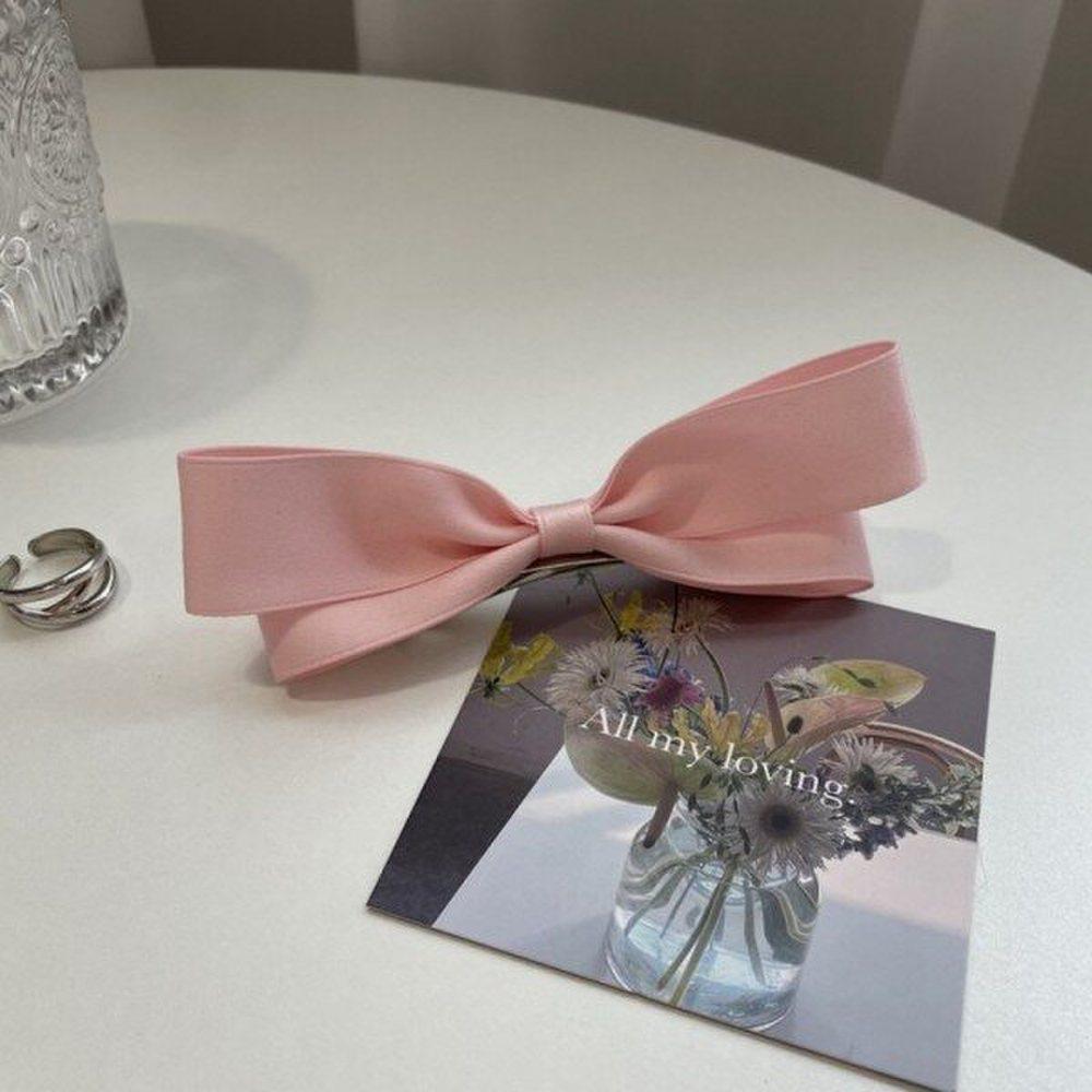 

Mno Petite Ribbon Hair Clip Hairpin Half-tied Simple Ponytail black