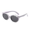 Polarized children's glasses Macaron color girls princess sunglasses cute bow silicone children's sunglasses