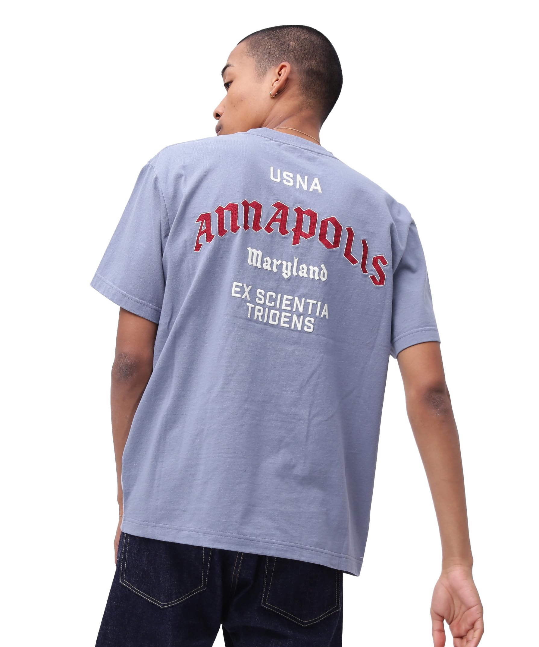 

AVIREX ANNAPOLIS Магазин Аннаполис Футболка с коротким рукавом Размер Синий (Официальный Эксклюзив) Мужская футболка, M, 115, Серая, 783-5134040