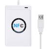 Portable Adapter NFC RFID Reader Writer ACR122U ISO 14443A/B Software in White IC Card Reader Contactless Reader Writer