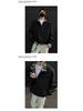Men's Fall/Winter Plaid Patchwork Stand Collar Jacket - Trendy American High Street Style, Cool & Loose Lapel Coat