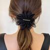 Elegant French Flower Hair Clip for Ponytails and Buns - Women's Gentle Hair Accessory