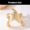 Multipurpose Gold Tone Starfish Bracelet for Trendy Women Offering Adjustable Fit and Sturdy Alloy Construction