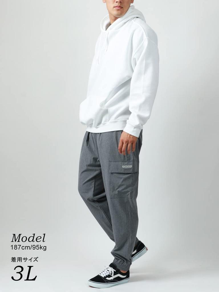 Outdoor Products Men's Plus Size Cargo Pants, Jogger Pants, Dry Stretch, Easy Waist, UV Protection, Khaki, Sizes 2L-4L