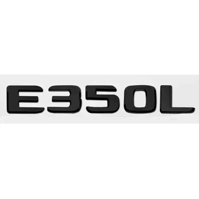 3D Letters Car Tail Emblem Rear Trunk Sticker Badge for Mercedes Benz E200L E260L E300 E320L E320 E350L E350 E500 E550 E Class