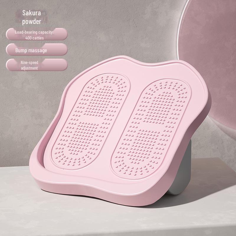 Adjustable Ladies' Calf Stretch Board with Foot Pedal for Home Fitness