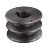 For A Type V Belt V Belt Pulley Dia 50mm 100 Cast Iron Double Slot Pulley Power Tool Accessory V Belt Pulley A Type