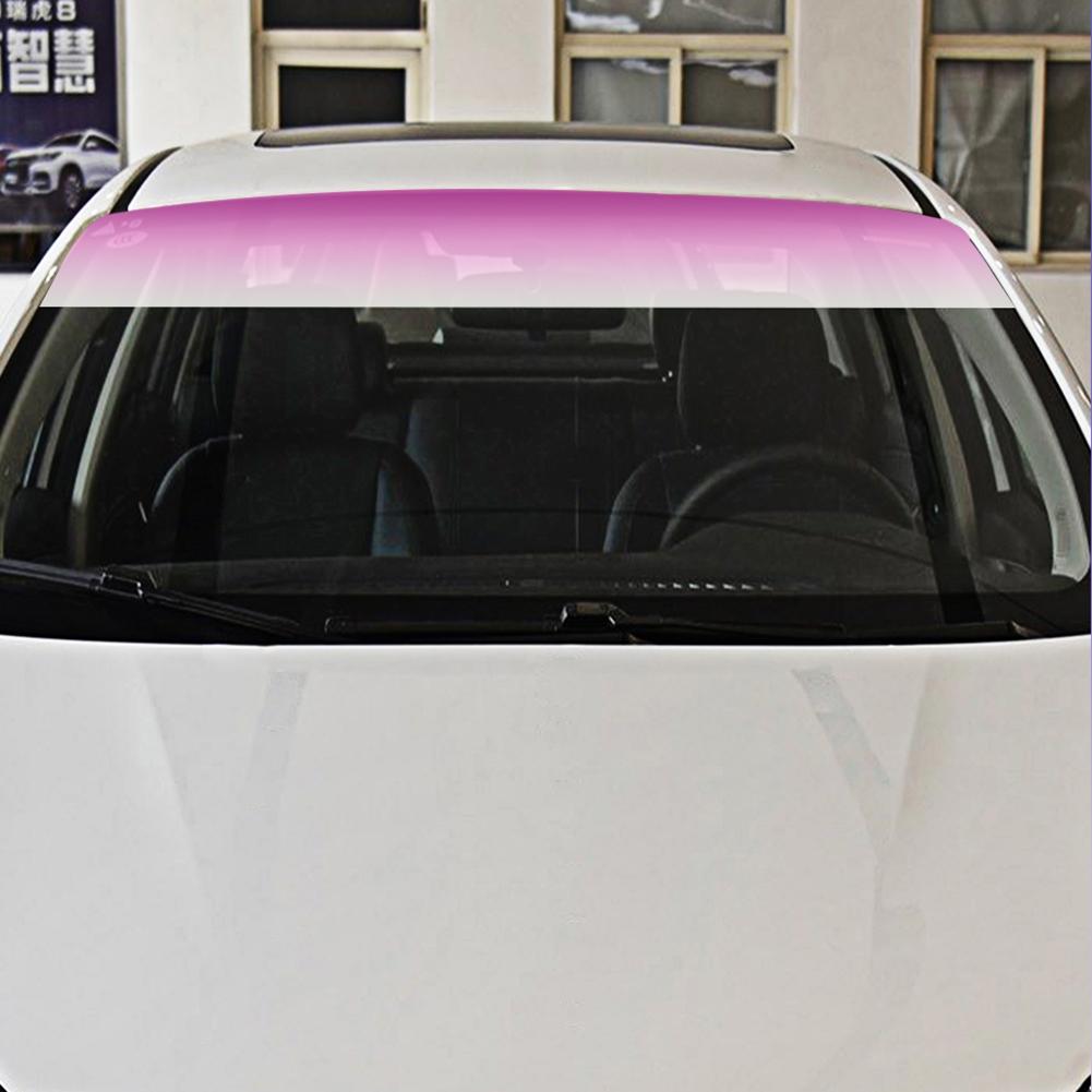 Car Film DIY Array Front Gloss Smooth Sun Visor Strip
