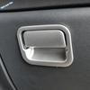 For Mitsubishi Outlander 2016 -  Matte / Black Car Interior Copilot Glove Storage Box Handle Sticker Accessories Cover Trim