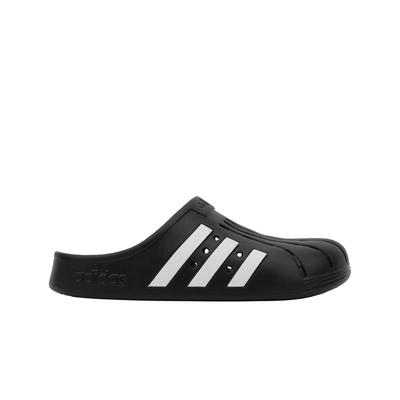 Adilette Clog Black White