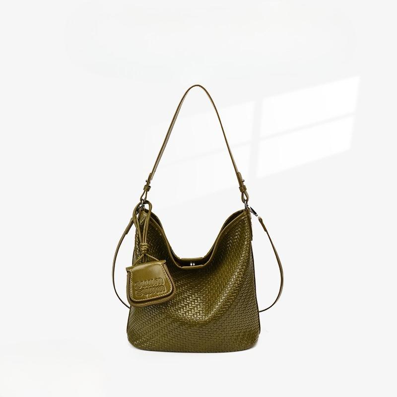 Women s Bucket Bag - Large Capacity - for Work Commuting - Single Shoulder Bag - Trendy Crossbody Bag