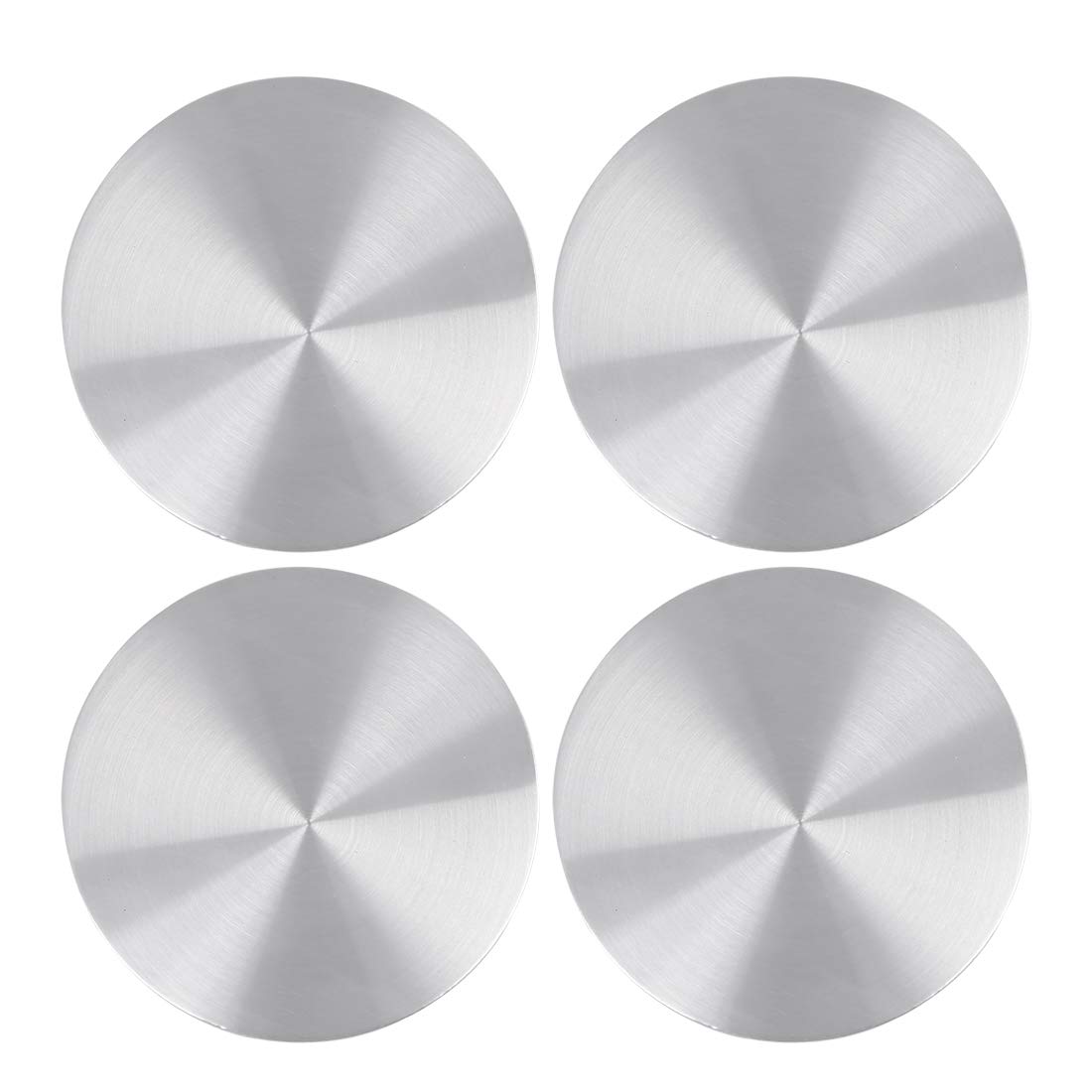 

uxcell Наклейка на колпак колеса 60 мм серебристого тона, колпачки ступицы колеса автомобиля, эмблема, значок, наклейка, 4 шт.