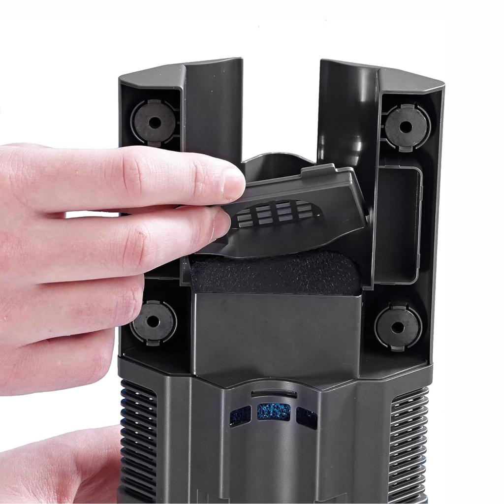 OASE BioPlus 50 (77001), a Small Aquarium Filter for 30-45cm Aquariums, with Adjustable Flow Rate, Corner Installation, and Quiet Operation.