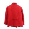 Gloverall British Wool Blend Pea Coat 8 Red Women Used