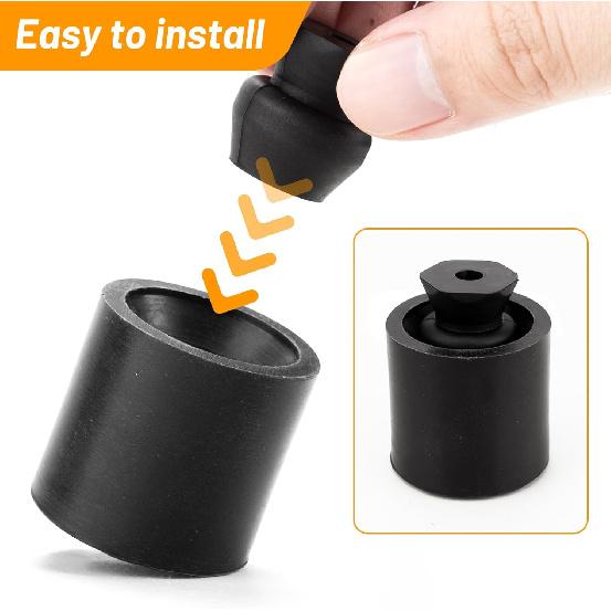 Horse Trailer Accessories And Parts Replacement For Trailer Door Holder Kit Horse Trailer Window Bumper Fits For Most RV Trailer, Set Of 4.